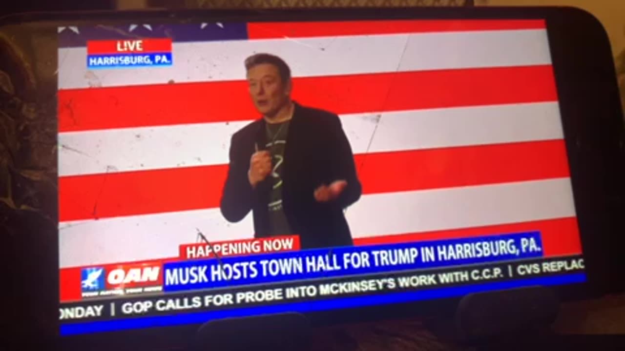 🦅 OANN Elon Musk to reduce government regulations Saturday 09:17 PM