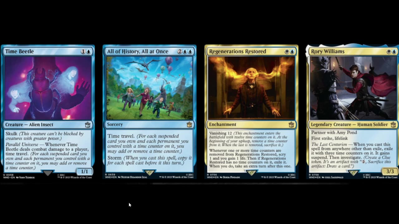 OCT 3 doctor who commander cards reveal