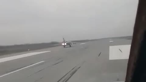 Takeoff of a pair of Su-24m.