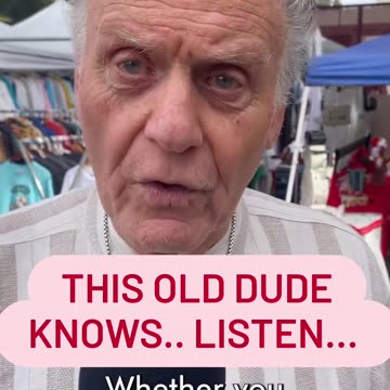 An American old genius reflects on the profound meaning of a lifetime