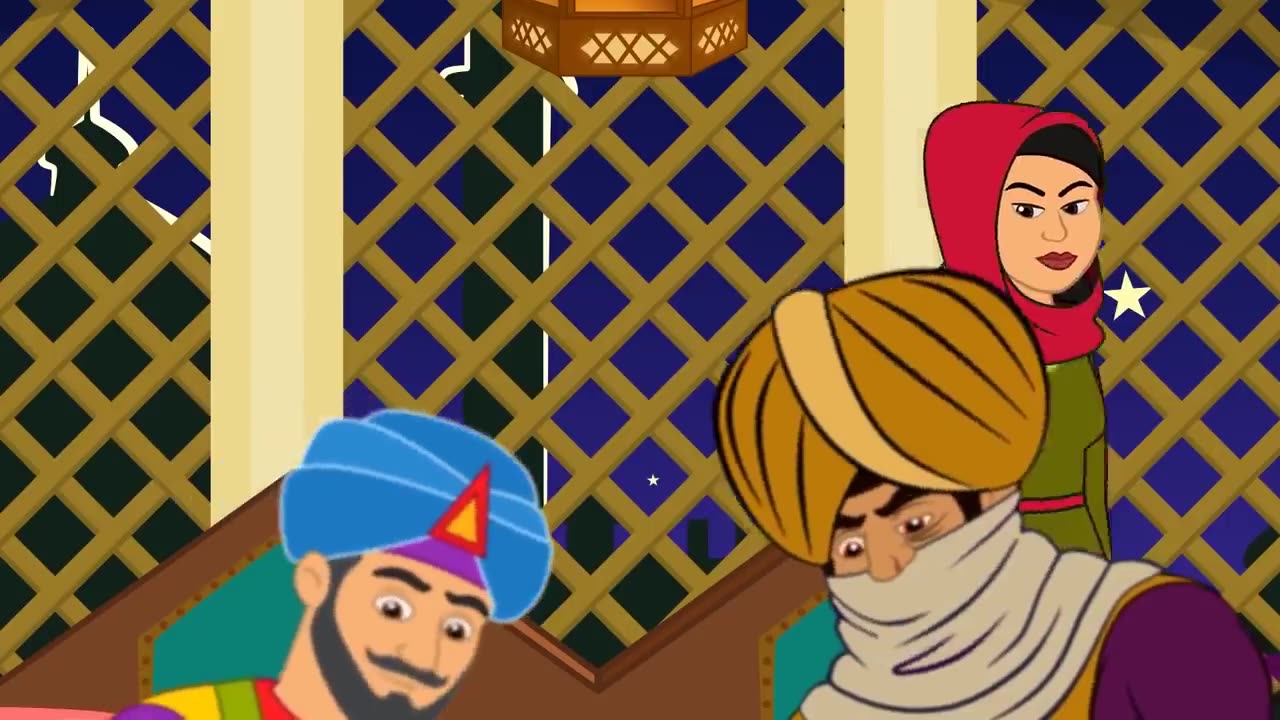 Ali Baba and the 40 Thieves kids story cartoon animation