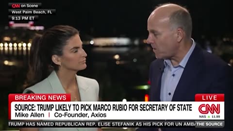 Rubio as Secretary of State: A ‘Hawkish’ and ‘Reassuring’ Pick, Says Axios Co-Founder