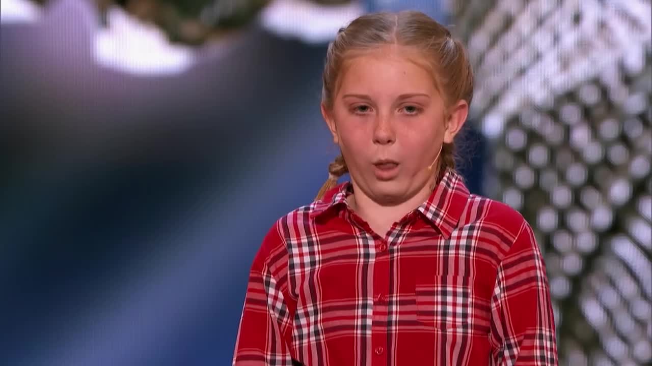 Lily Wilker 11-Year-Old Animal Impressionist Delights The Judges - America's Got Talent 2018