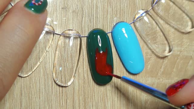 How to do the Christmas stocking nail