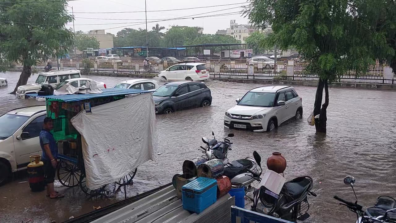 Flood in jaipur