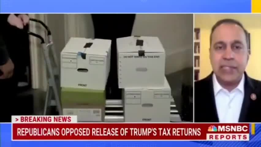 Democrat Congressman: I’m Not Thrilled About Anyone’s Tax Returns Being Made Public