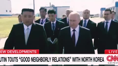 See moment Putin gave Kim Jong Un a tour