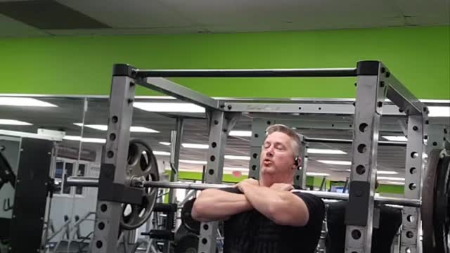Barbell front squat (PR!)