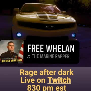 #FreeWhelan Rage after dark start time