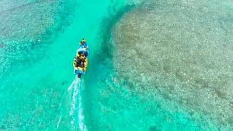 Drone Footage On The Island Of Maldives