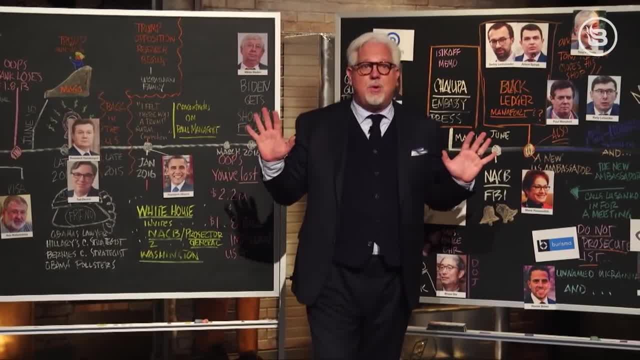 2019-10-04 UKRAINE SCANDAL EXPLAINED - Chalkboard on DNC Collusion, Joe Biden, Soros, Trump