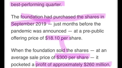 Bill Gates states MRNA vax dont work, after making millions pumping and dumping Pfizer stock.