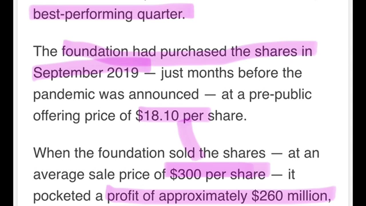 Bill Gates states MRNA vax dont work, after making millions pumping and dumping Pfizer stock.