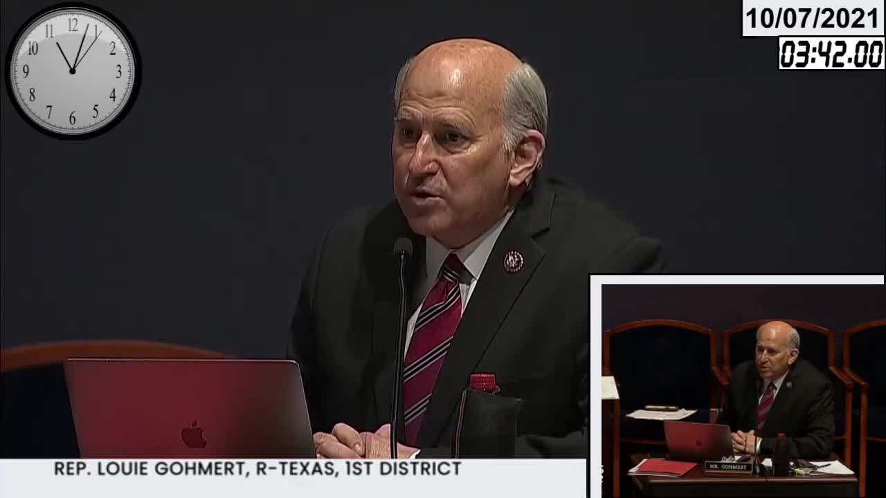 Rep Louie Gohmert bashes A.G. Garland on FBI memo * 10-07-2021