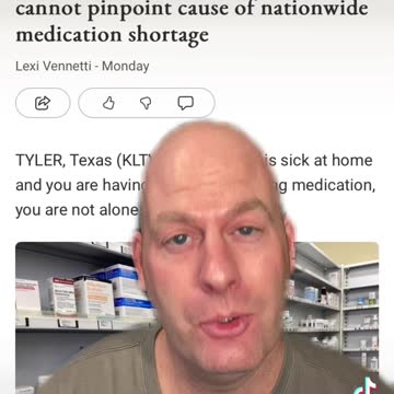 Why is there a drug shortage?