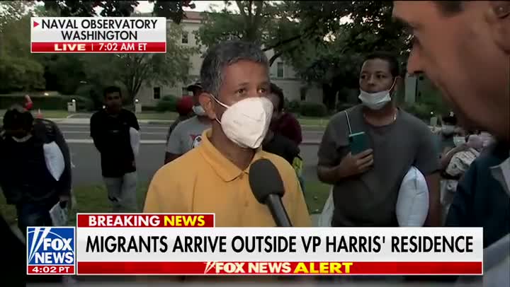 “The border is open ,it’s open because we enter"