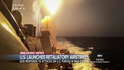 US launches retaliatory airstrikes in Syria