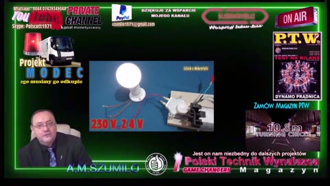 GENERATOR 230 V / 4 VOLTY / POTEGOWANIE ENERGII