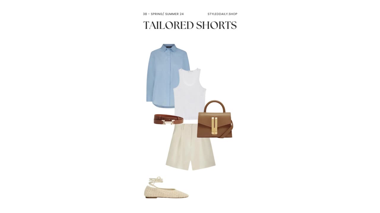 Styling Elegant Tailored Shorts | Styled Daily