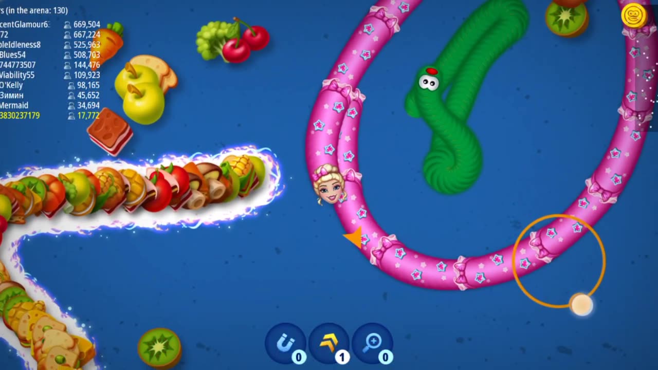 Worms zone game best magic gameplay