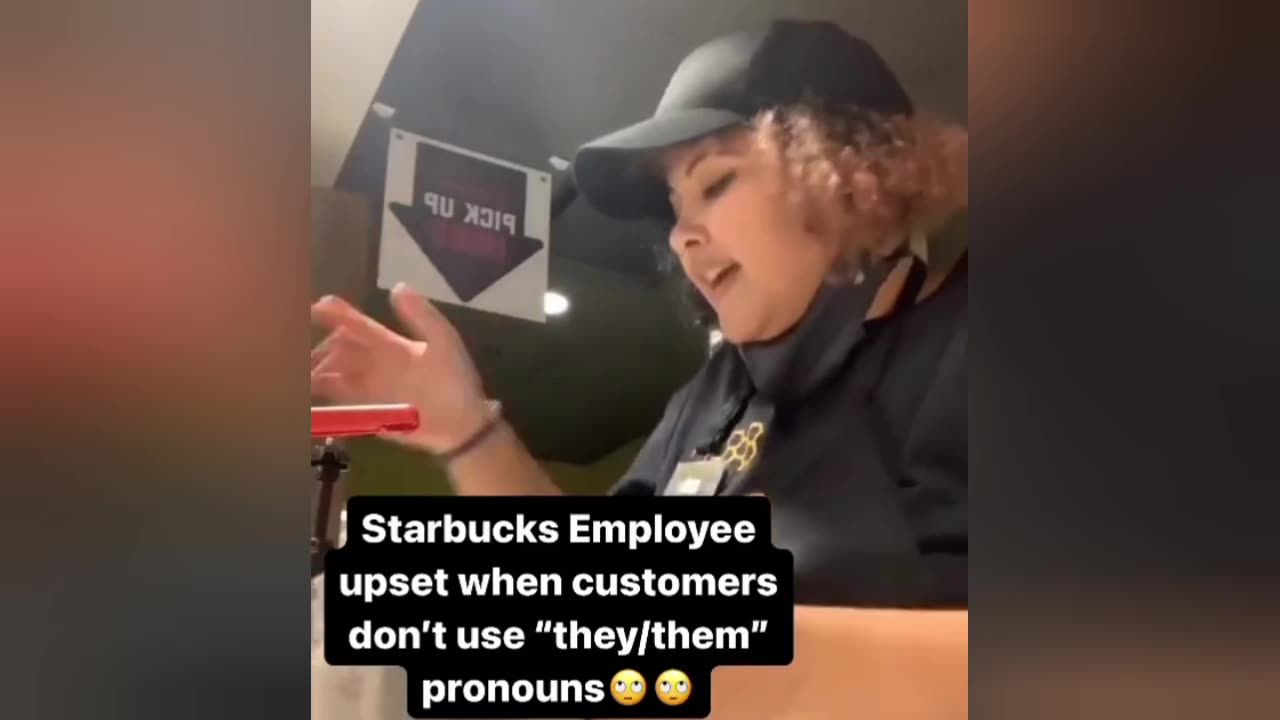 Make me a cup of coffee and shut the hell up with your pronouns