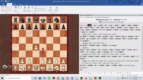 7/31/2023 My Summer Chess Games of 2023: Part 1