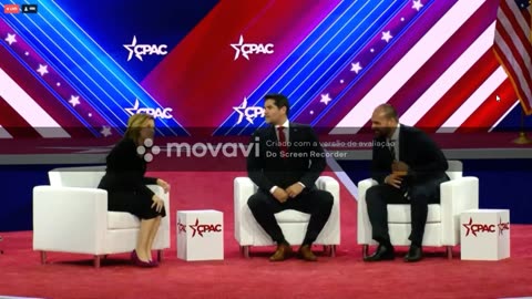 Entrevista com Eduardo Bolsonaro na CPAC 2023, em Washington, EUA.