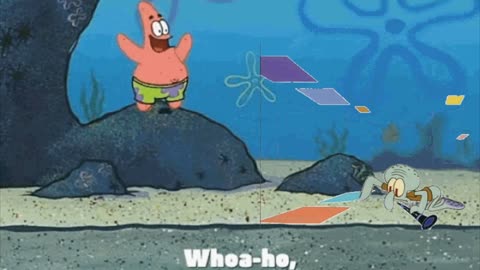 Squidward Is Playing With Tiles While Squidward Reveals The Truth