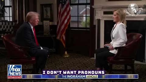 Trump: 'I don't want pronouns'