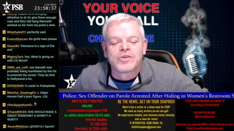 2022-04-09 22:00 EDT - Your Voice, Your Call: with Chris Moore