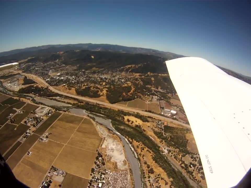 Camera falls from airplane and lands in pig pen--MUST WATCH END!!