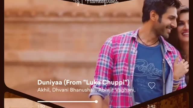 duniya song status