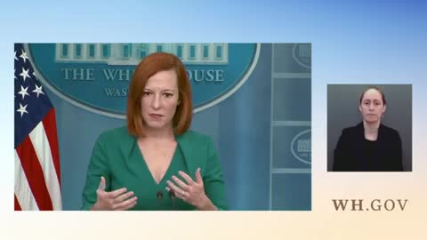 Jen Psaki Holds Press Briefing Following Diplomatic Clash Between Russia And USA At UN