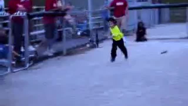 Paul Hits His Very First Pitch