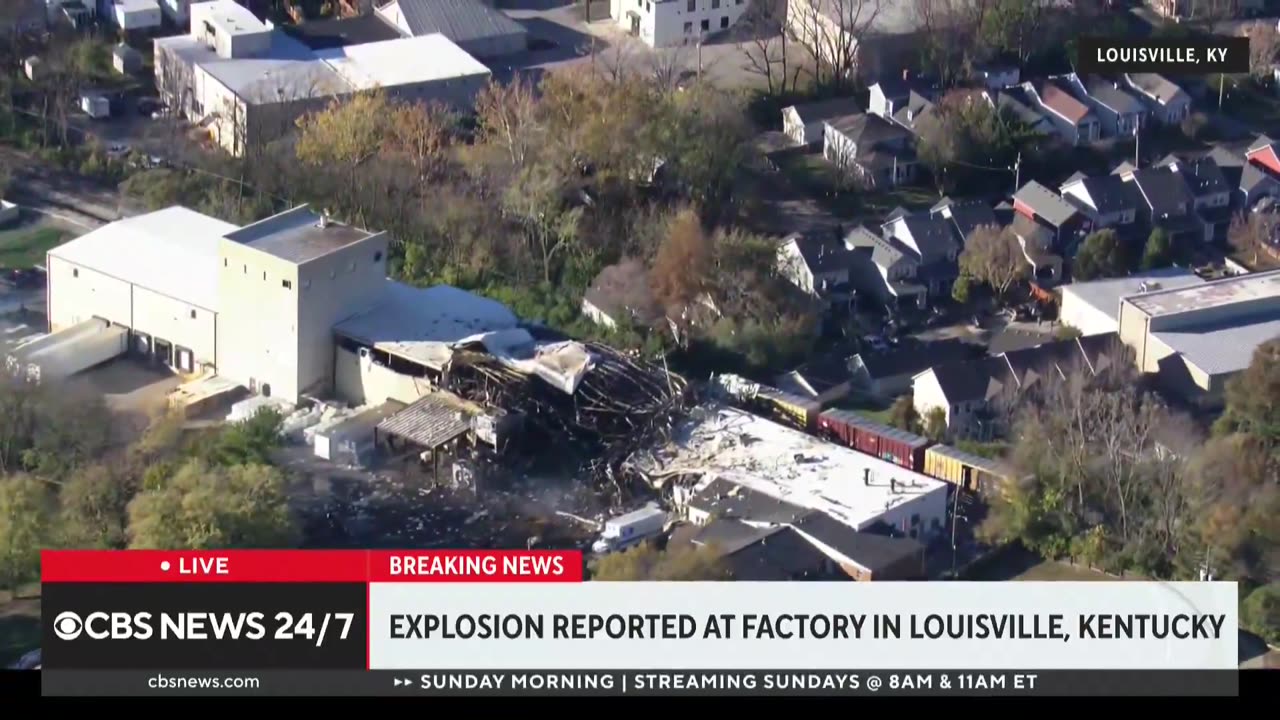 Factory Explosion in Louisville: Missing, Trapped, Shelter-in-Place