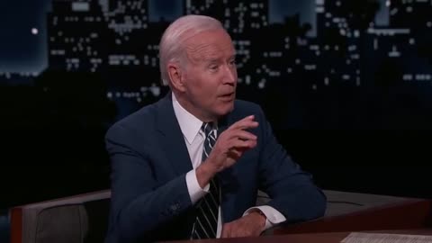 President Biden Gets Into the Weeds on Kimmel, Goes to Commercial Break