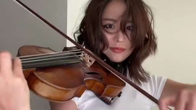 Violin playing