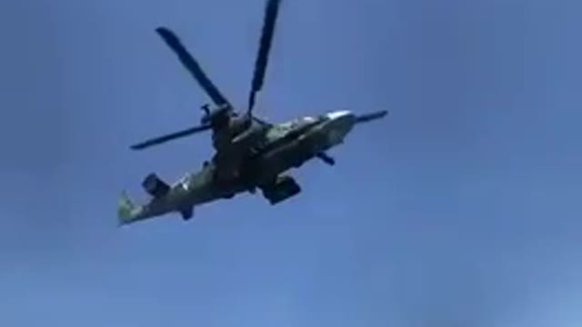 KA-52 Helicopter Crazy manoeuvre