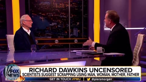 Richard Dawkins the atheist, says there are only two sexes as a matter of science...