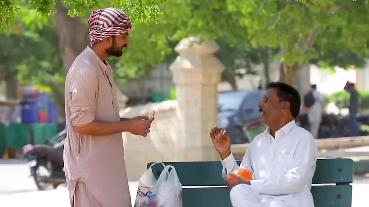 Poor father selling clothes to get food for his children