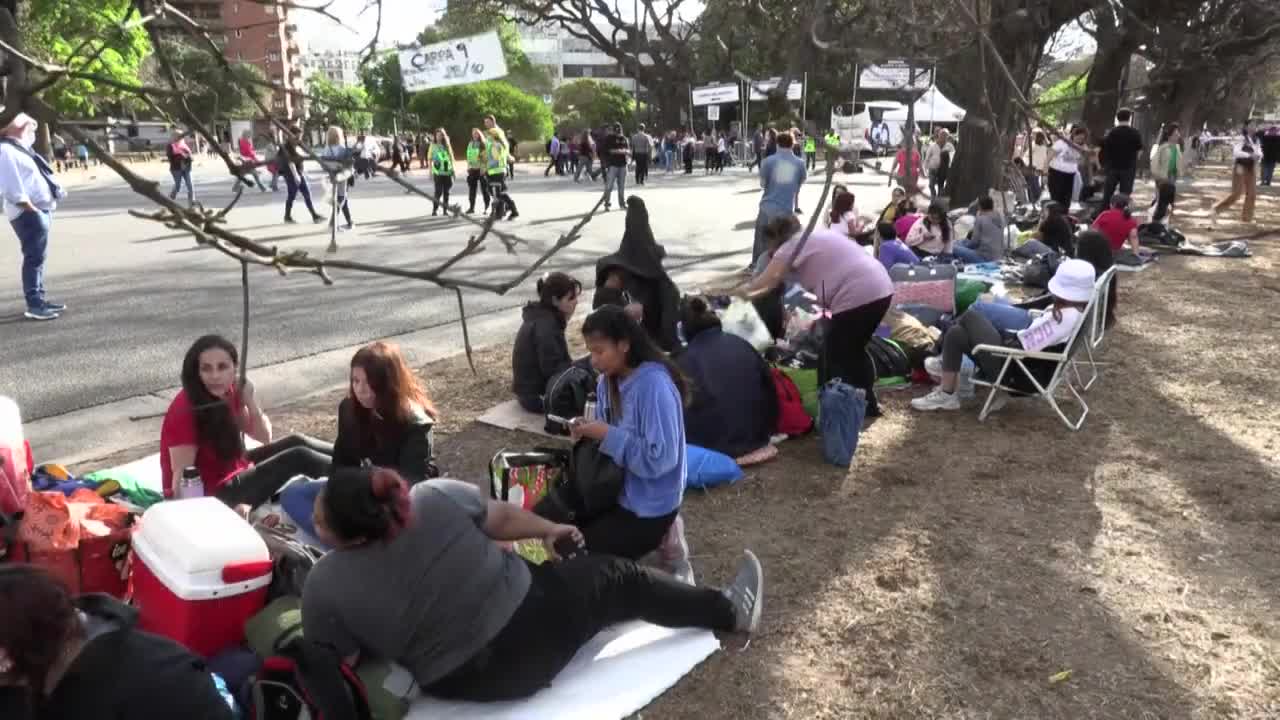 BTS fans camp out to see superstar Jin perform with Coldplay | AFP