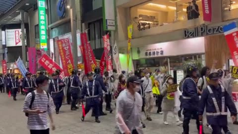 In Hiroshima, protests against the starting G7 summit and Biden's visit