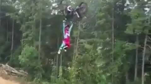 Amazing Slow Motion Bike Backflip