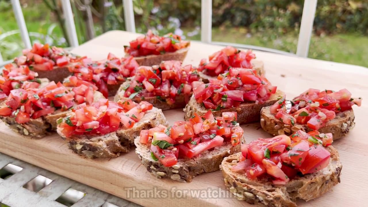 Bruschetta Preparation| Italian Starter