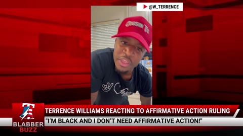 Terrence Williams Reacting To Affirmative Action Ruling