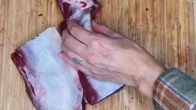 Deer backstrap from a Florida whitetail doe. Sealed with the