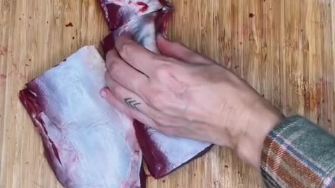 Deer backstrap from a Florida whitetail doe. Sealed with the