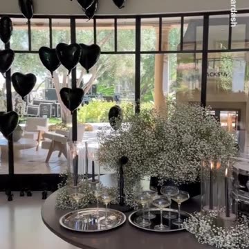 Kourtney Kardashian shares inside look at gender reveal bash