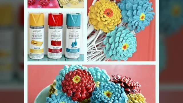 fabulous ideas about pinecone and stone craft ideas