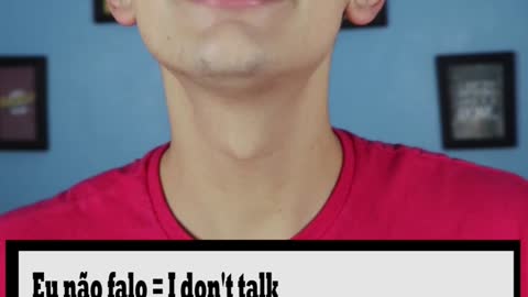 Tudo sobre o verbo "TALK" na negativa
